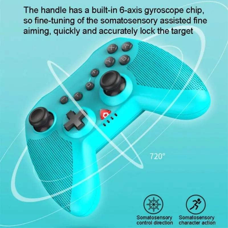 IPEGA PG SW020 Manette de jeu sans fil Bluetooth avec vibration à deux