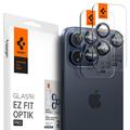 Protecteur d'Objectif iPhone 14 Pro/14 Pro Max/15 Pro/15 Pro Max Spigen Glas.tR Ez Fit
