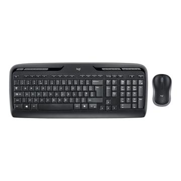 Ensemble Clavier Et Souris Logitech Wireless Desktop Mk Noir