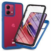 Coque Motorola Moto G84 - Série 360 Protection - Bleue / Claire