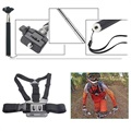 Kit d\'Accessoires 39-en-1 avec Perche à Selfie pour GoPro et Caméra d\'Action