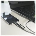 4smarts ComboCord CL USB-C / USB-C and Lightning Cable - 1.5m - Black