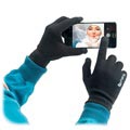 Gants d'Hiver Tactiles 4smarts - S/M - Noirs