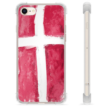 Coque Hybride iPhone 7/8/SE (2020)/SE (2022) - Drapeau Danois