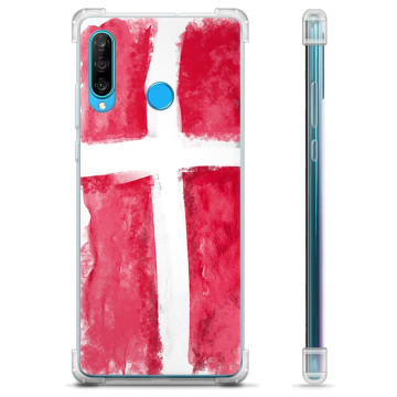 Coque Hybride Huawei P30 Lite - Drapeau Danois