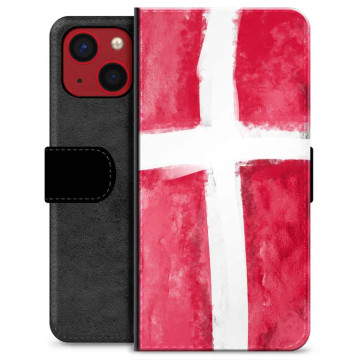 Étui Portefeuille Premium pour iPhone 13 Mini - Drapeau Danois