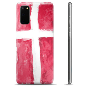 Coque Samsung Galaxy S20 en TPU - Drapeau Danois