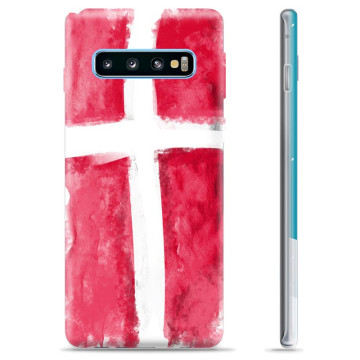 Coque Samsung Galaxy S10 en TPU - Drapeau Danois