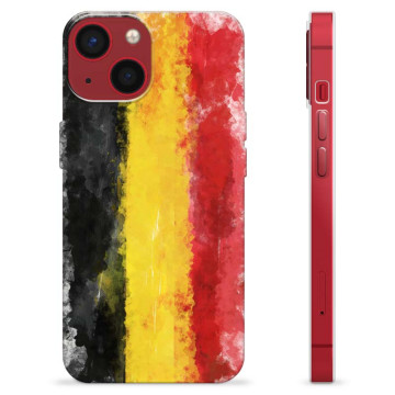 Coque iPhone 13 Mini en TPU - Drapeau Allemand