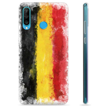 Coque Huawei P30 Lite en TPU - Drapeau Allemand