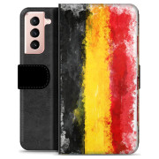 Étui Portefeuille Premium Samsung Galaxy S21 5G - Drapeau Allemand