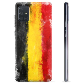 Coque Samsung Galaxy A71 en TPU - Drapeau Allemand