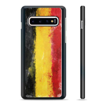 Coque de Protection pour Samsung Galaxy S10+ - Drapeau Allemand