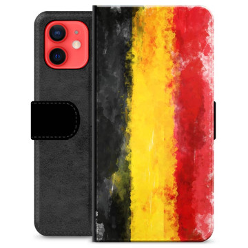 Étui Portefeuille Premium pour iPhone 12 mini - Drapeau Allemand