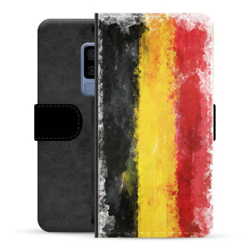 Étui Portefeuille Premium Samsung Galaxy S9 - Drapeau Allemand