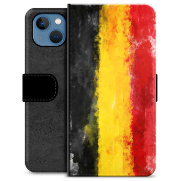 Étui Portefeuille Premium pour iPhone 13 - Drapeau Allemand