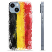 Coque iPhone 14 en TPU - Drapeau Allemand