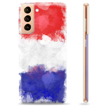 Coque Samsung Galaxy S21+ 5G en TPU - Drapeau Français