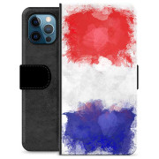 Étui Portefeuille Premium pour iPhone 12 Pro - Drapeau Français