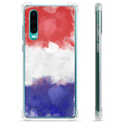 Coque Hybride Huawei P30 - Drapeau Français