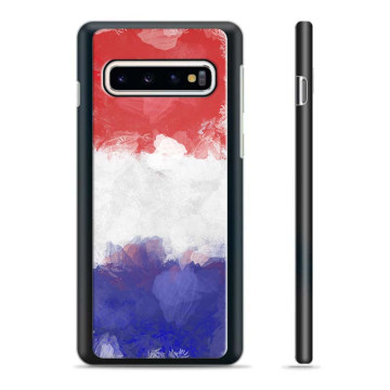 Coque de Protection pour Samsung Galaxy S10+ - Drapeau Français