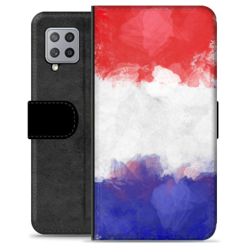 Étui Portefeuille Premium Samsung Galaxy A42 5G - Drapeau Français