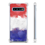 Coque Hybride Samsung Galaxy S10+ - Drapeau Français