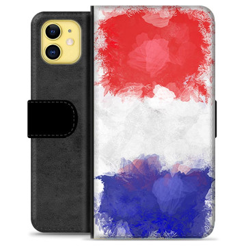 Étui Portefeuille Premium pour iPhone 11 - Drapeau Français