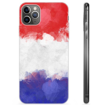 Coque iPhone 11 Pro Max en TPU - Drapeau Français