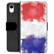 Étui Portefeuille Premium pour iPhone XR - Drapeau Français