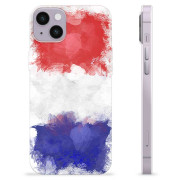 Coque iPhone 14 Plus en TPU - Drapeau Français