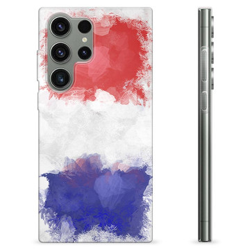 Coque Samsung Galaxy S23 Ultra 5G en TPU - Drapeau Français