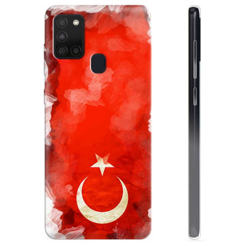 Coque Samsung Galaxy A21s en TPU - Drapeau Turc