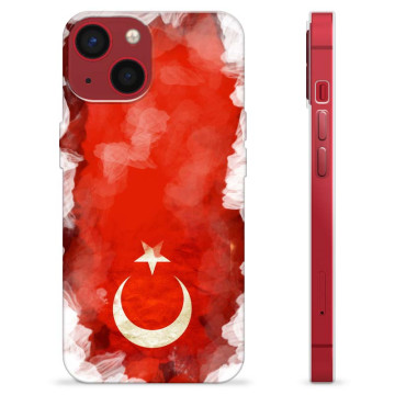 Coque iPhone 13 Mini en TPU - Drapeau Turc