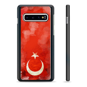 Coque de Protection pour Samsung Galaxy S10+ - Drapeau Turc