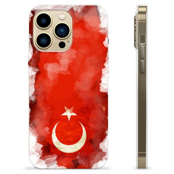 Coque iPhone 13 Pro Max en TPU - Drapeau Turc