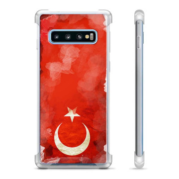 Coque Hybride Samsung Galaxy S10+ - Drapeau Turc