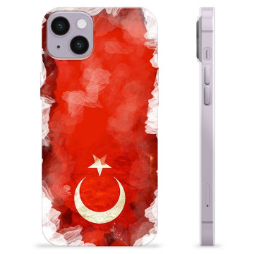 Coque iPhone 14 Plus en TPU - Drapeau Turc