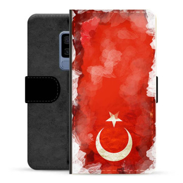 Étui Flip Premium Samsung Galaxy S9+ - Drapeau Turc