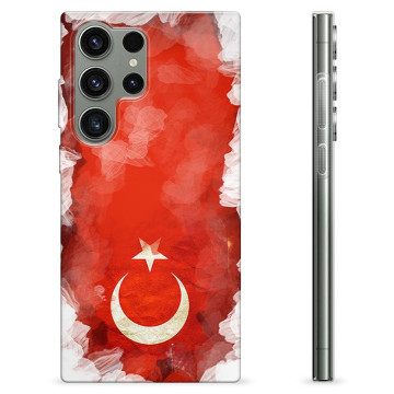 Coque Samsung Galaxy S23 Ultra 5G en TPU - Drapeau Turc