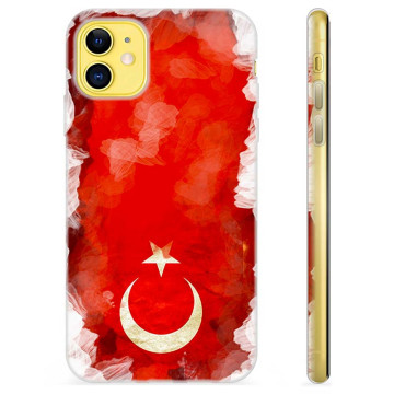 Coque iPhone 11 en TPU - Drapeau Turc