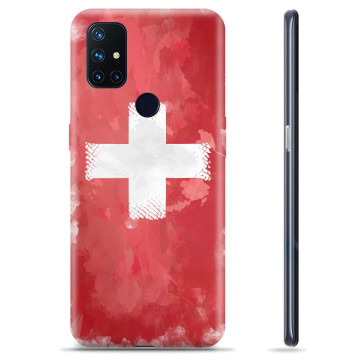 Coque OnePlus North N10 5G en TPU - Drapeau Suisse