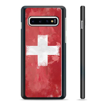 Coque de Protection pour Samsung Galaxy S10+ - Drapeau Suisse