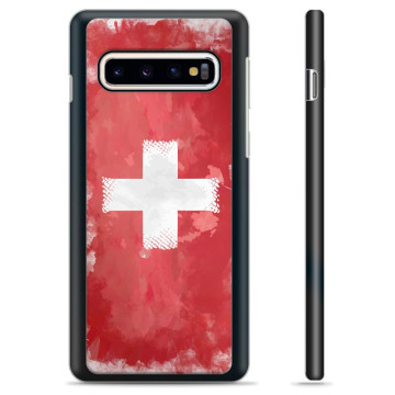 Coque de Protection pour Samsung Galaxy S10 - Drapeau Suisse