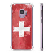 Coque Hybride Samsung Galaxy S9+ - Drapeau Suisse