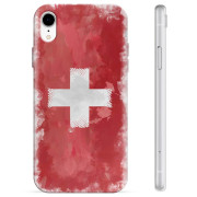 Coque iPhone XR en TPU - Drapeau Suisse