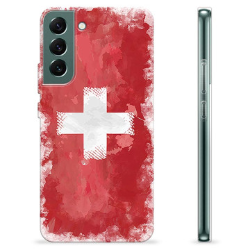 Coque Samsung Galaxy S22+ 5G en TPU - Drapeau Suisse