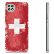 Coque Samsung Galaxy A22 5G en TPU - Drapeau Suisse