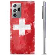 Coque Ultra Samsung Galaxy Note20 en TPU - Drapeau Suisse