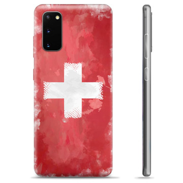 Coque Samsung Galaxy S20 en TPU - Drapeau Suisse